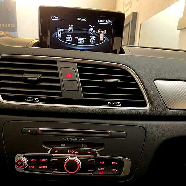 AUDI Q3 TDI, cars multimarca, vista del navegador